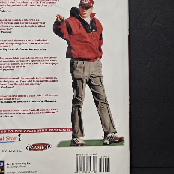 A Salute to Nebraskas Tom Osborne: A 25-Year History - Hardcover - Picture 9 of 16